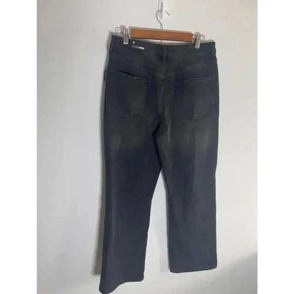 NWT Fashion Nova Cara Stretch Black Straight Leg Distressed Jeans Size 9 0149 - Picture 7 of 16